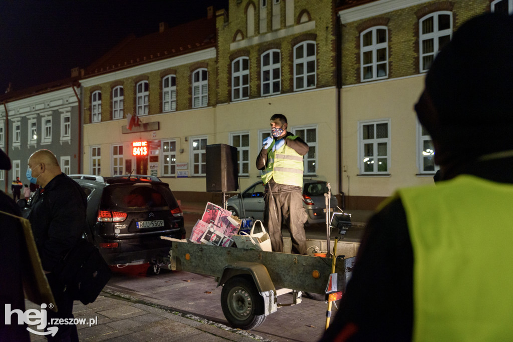 Wetlina, Lubaczów, Kolbuszowa, Rzeszów - protesty w całym regionie