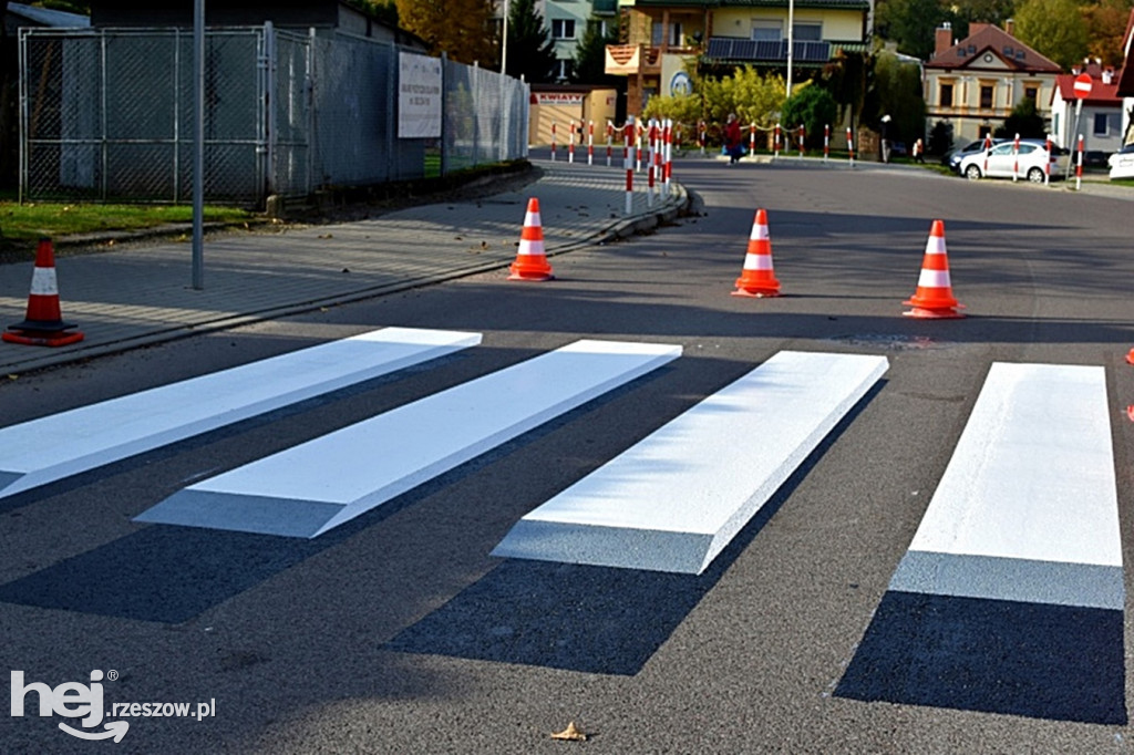 Przejście 3D przed sanocką szkołą