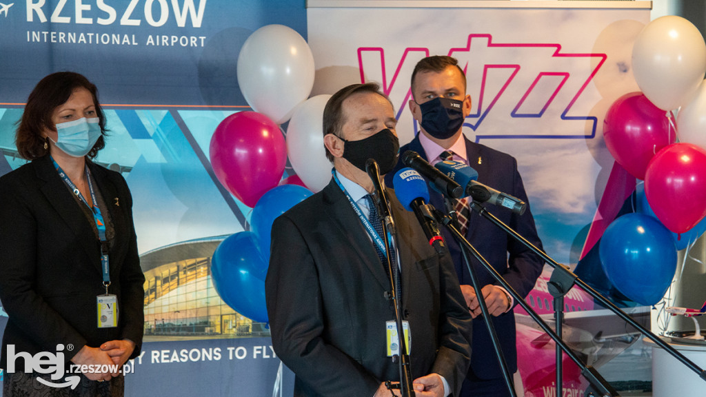 Wizz Air inauguruje loty z Jasionki