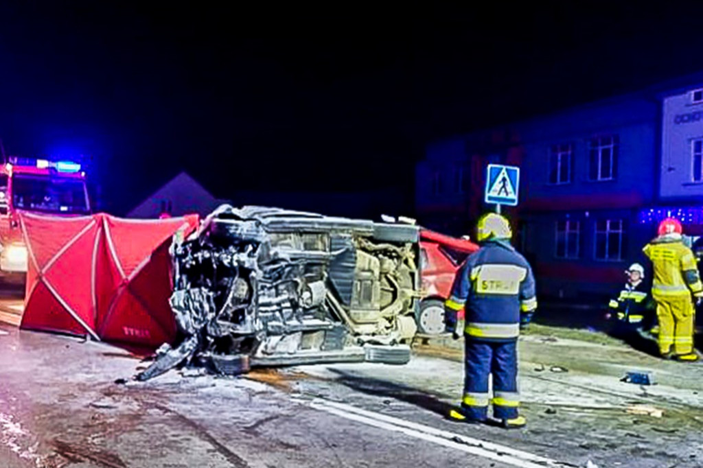 Tragedia na podkarpackiej drodze. Zginęły dwie osoby