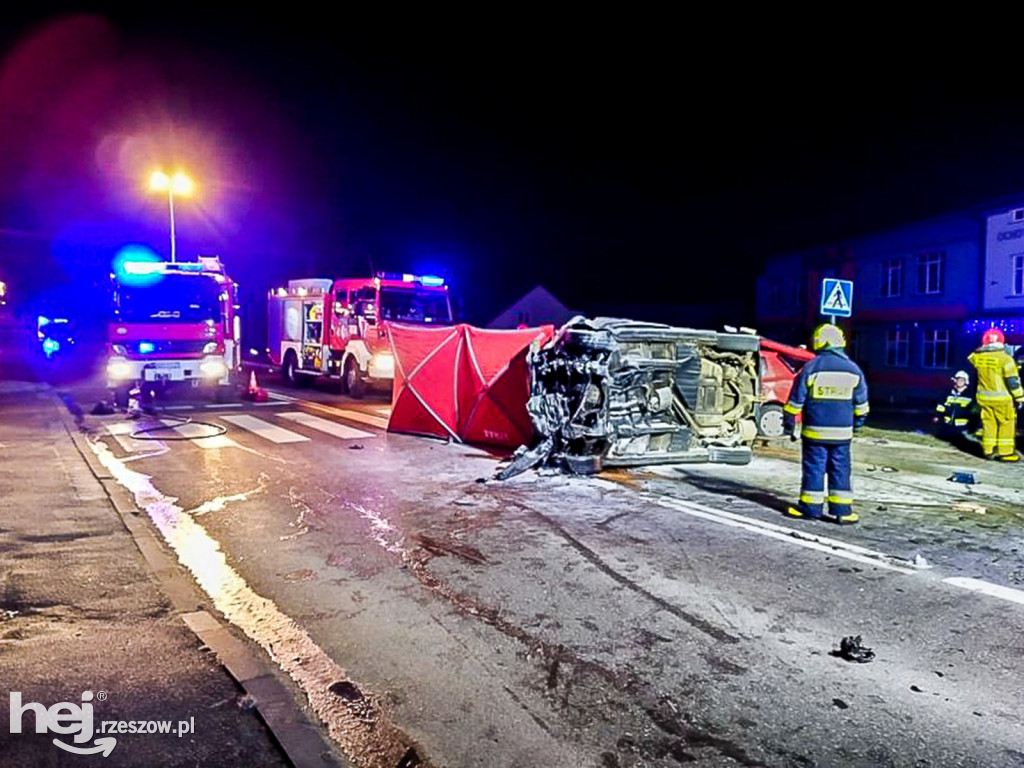 Tragedia na podkarpackiej drodze. Zginęły dwie osoby