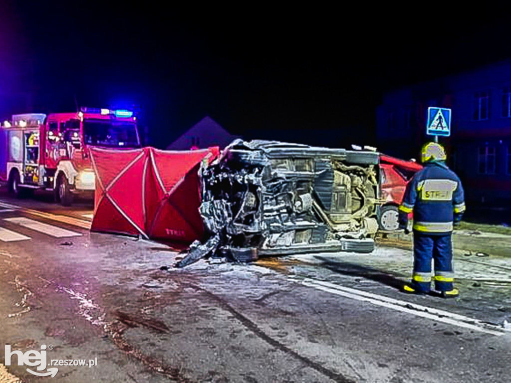 Tragedia na podkarpackiej drodze. Zginęły dwie osoby