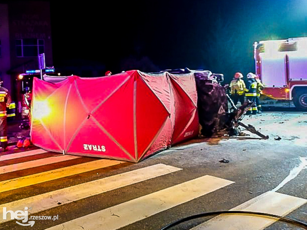 Tragedia na podkarpackiej drodze. Zginęły dwie osoby
