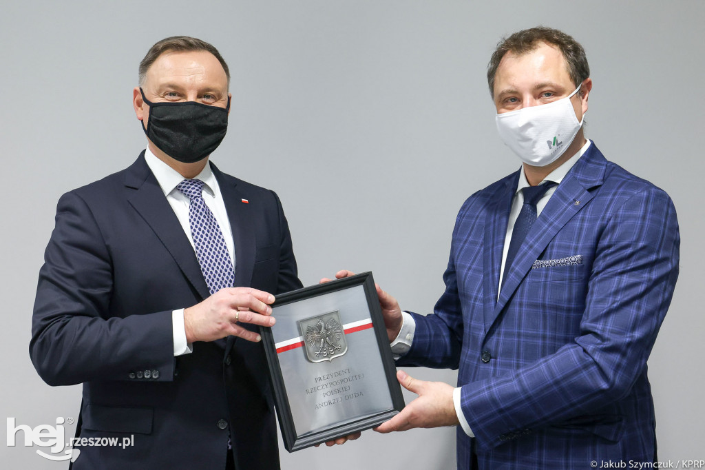 Prezydent Duda w Rzeszowie. Powstało urządzenie wykrywające COVID z oddechu