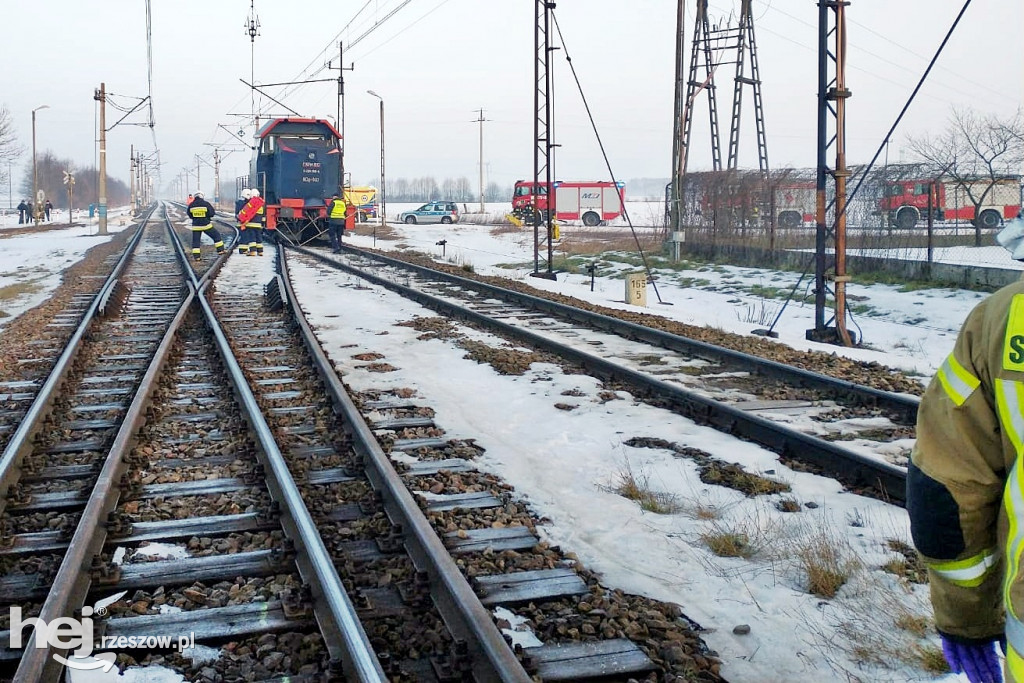 Kolizja pociągu z Rzeszowa, trzy osoby ranne