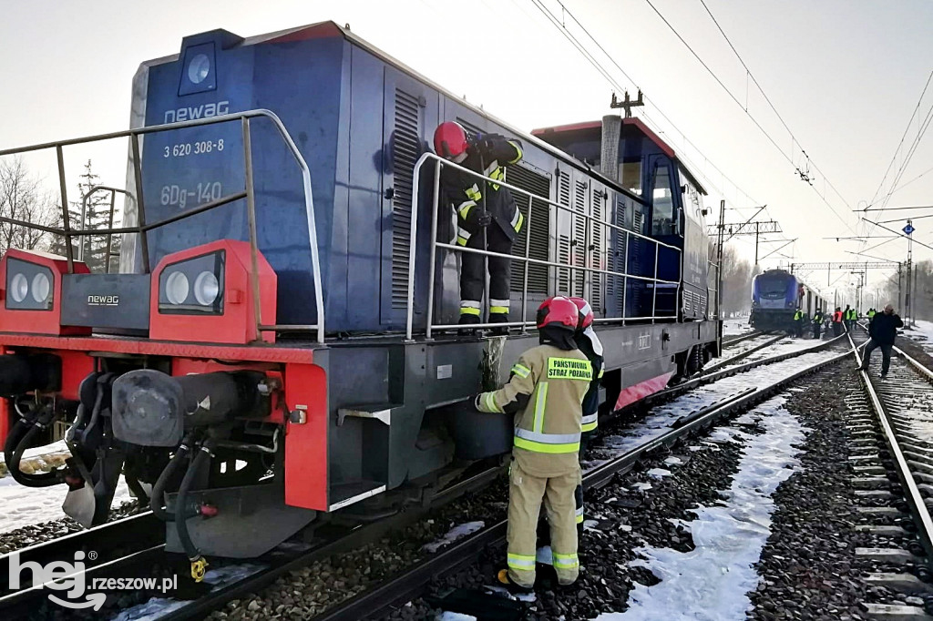 Kolizja pociągu z Rzeszowa, trzy osoby ranne