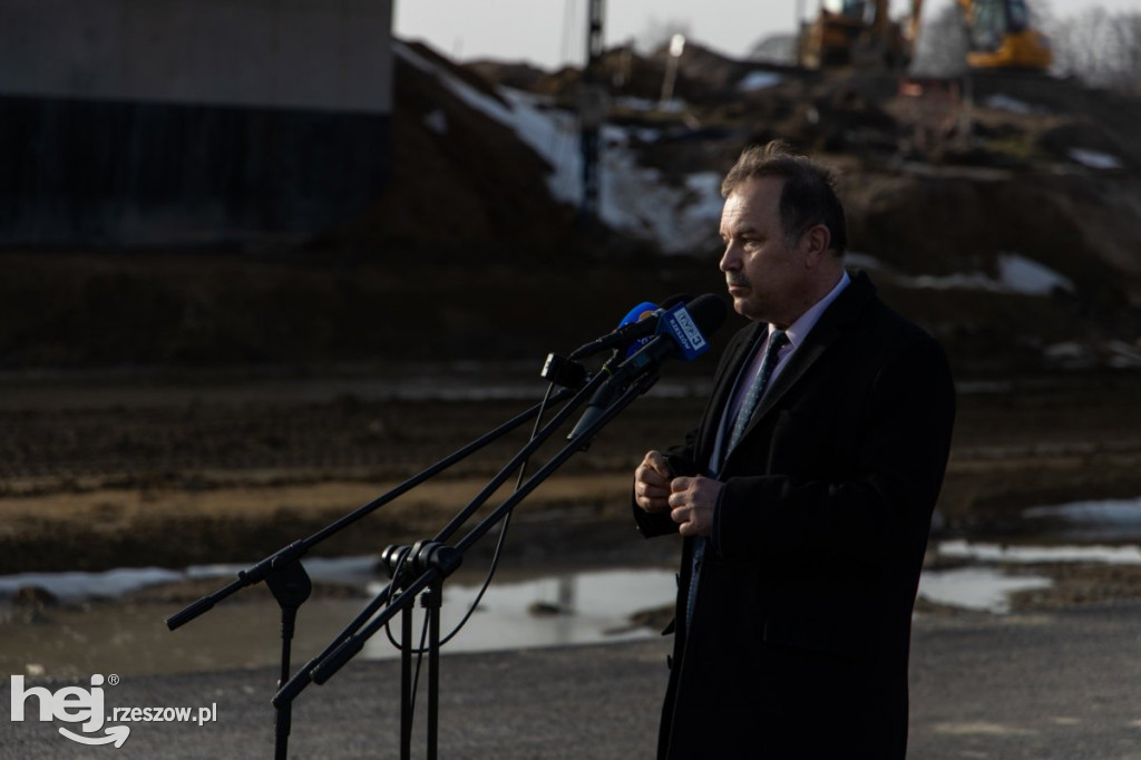 Andrzej Adamczyk na budowie S19
