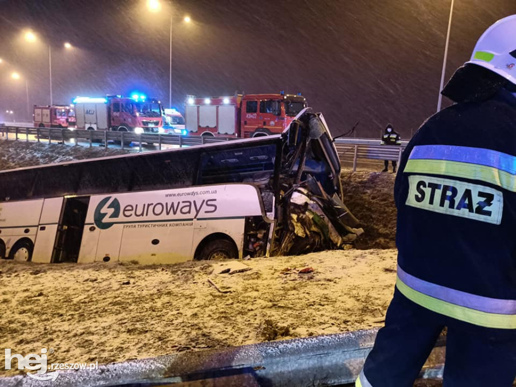 Znów katastrofa autokaru na A4! W tym samym miejscu!