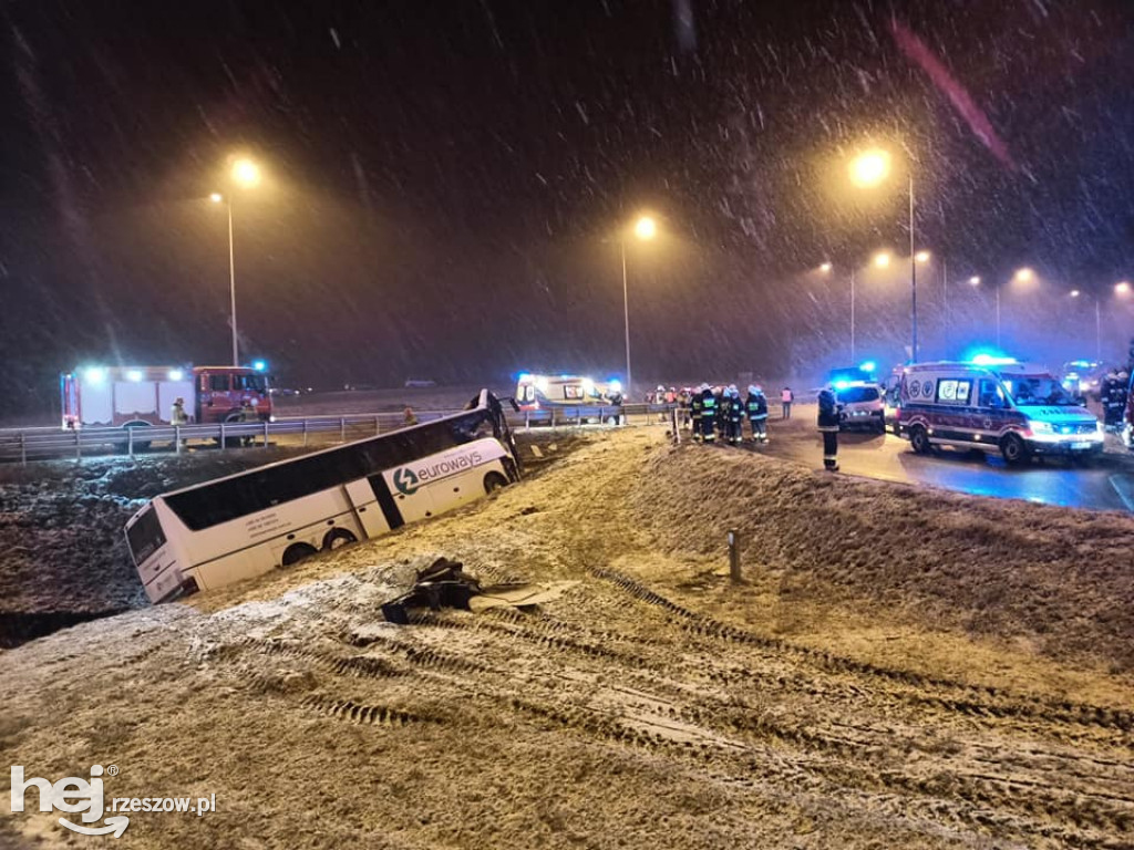 Znów katastrofa autokaru na A4! W tym samym miejscu!