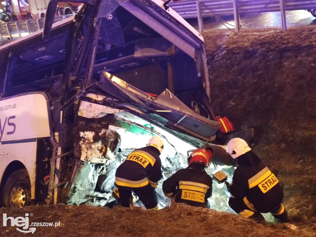 Znów katastrofa autokaru na A4! W tym samym miejscu!