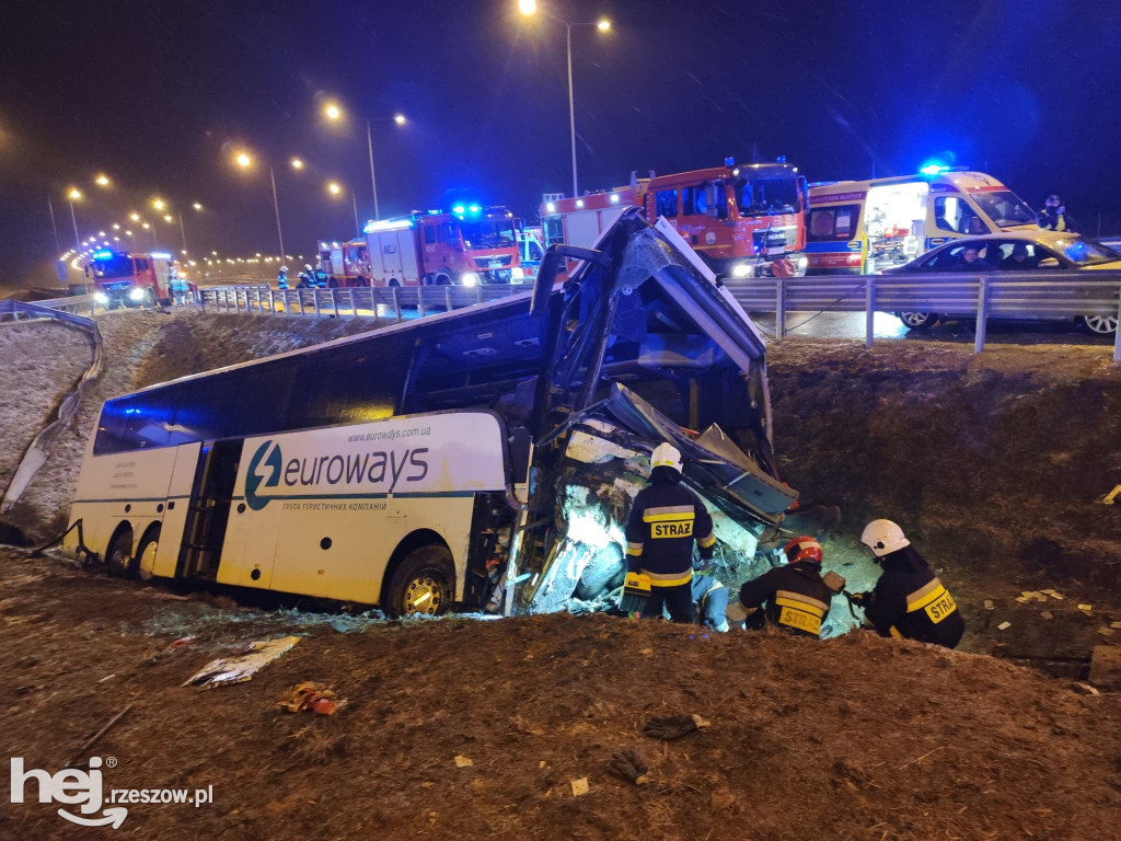 Znów katastrofa autokaru na A4! W tym samym miejscu!