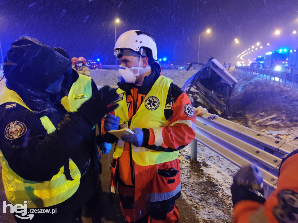 Znów katastrofa autokaru na A4! W tym samym miejscu!