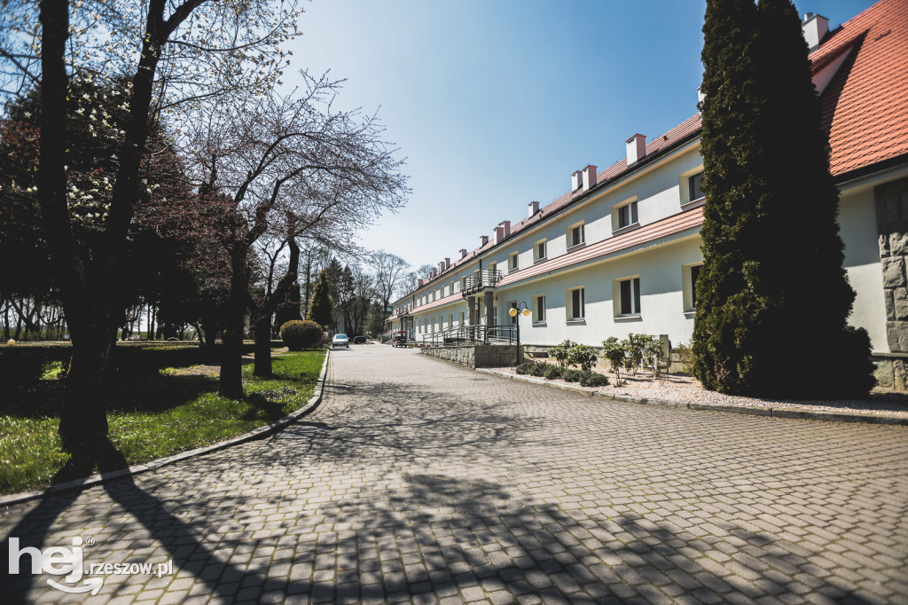 Zamek w Baranowie Sandomierskim w wiosennej odsłonie