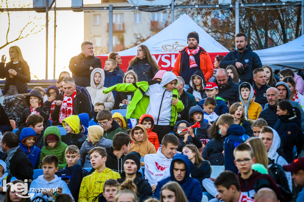 Mecz Polska - Niemcy U-20 w Rzeszowie