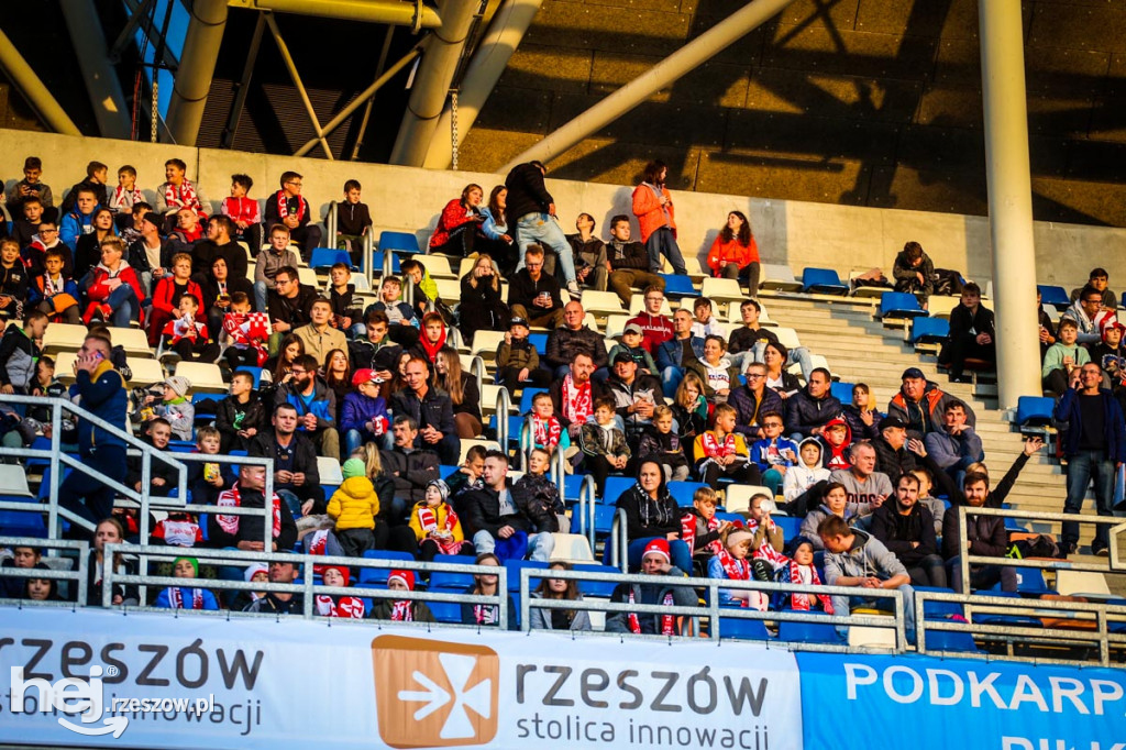 Mecz Polska - Niemcy U-20 w Rzeszowie