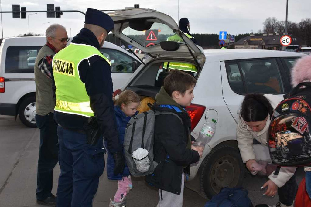 Podkarpaccy policjanci na granicy
