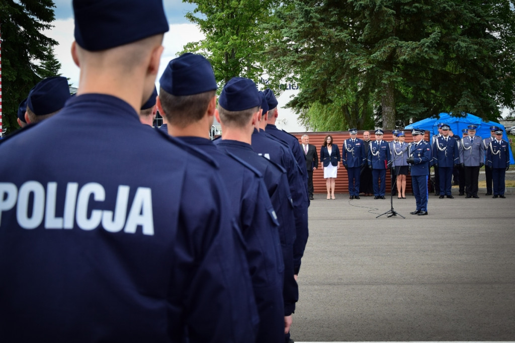Ślubowanie policjantów