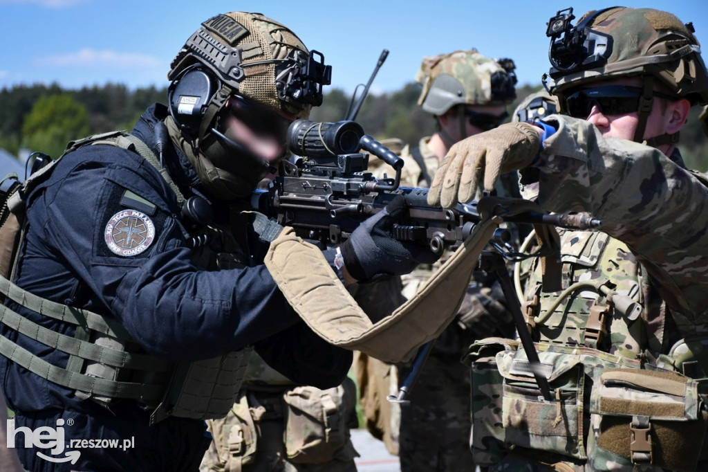 Podkarpacka Policja ćwiczyła z wojskiem USA