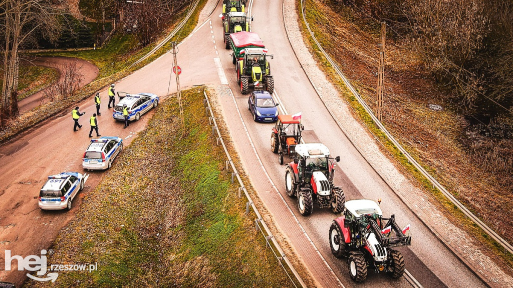 Protesty rolników na Podkarpaciu