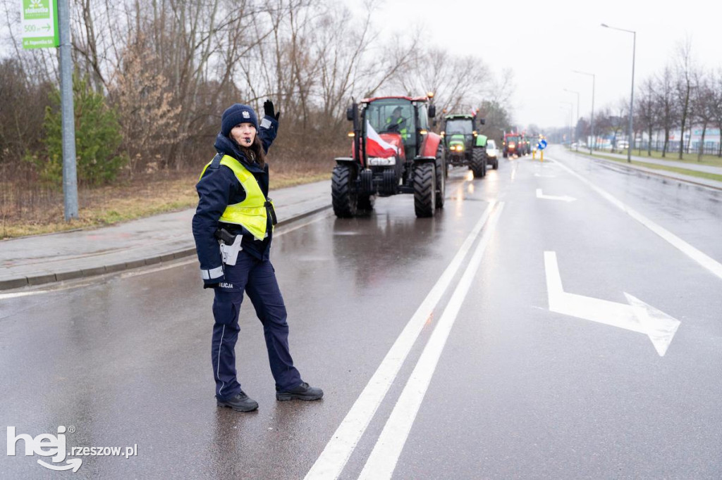 Protesty rolników na Podkarpaciu
