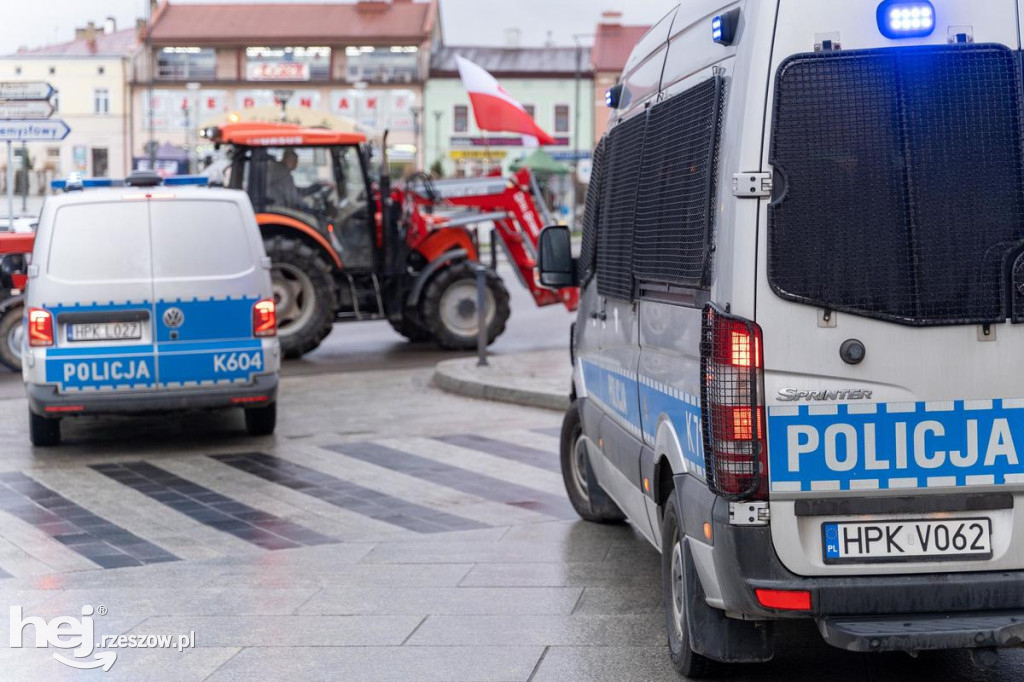 Protesty rolników na Podkarpaciu