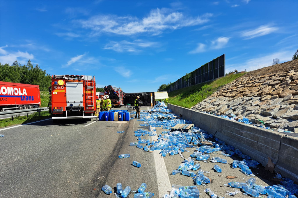 Zablokowana autostrada A4 Kraków - Rzeszów