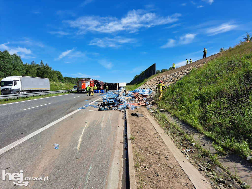 Zablokowana autostrada A4 Kraków - Rzeszów