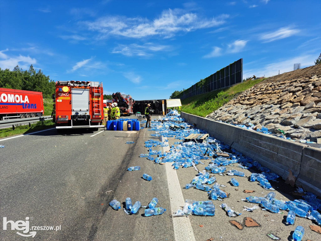 Zablokowana autostrada A4 Kraków - Rzeszów