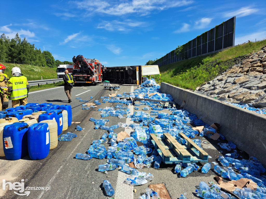 Zablokowana autostrada A4 Kraków - Rzeszów