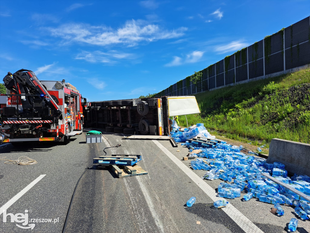 Zablokowana autostrada A4 Kraków - Rzeszów