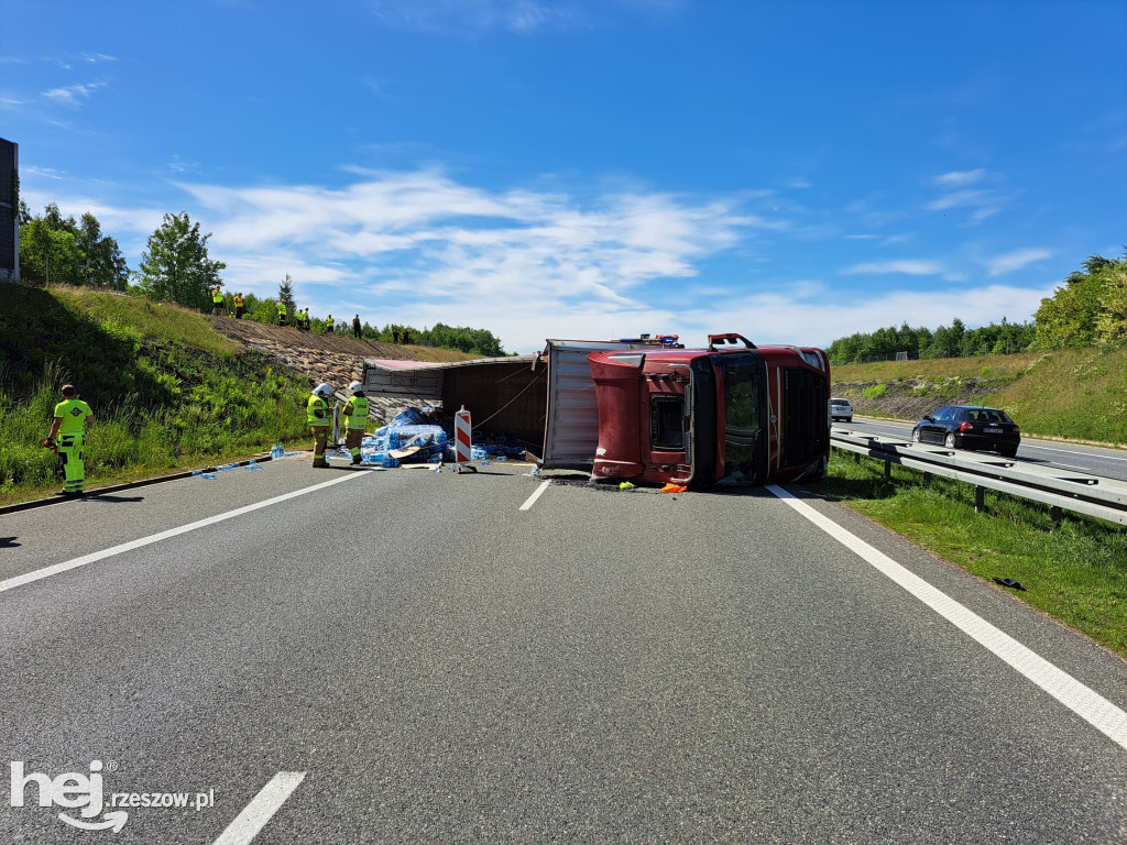 Zablokowana autostrada A4 Kraków - Rzeszów