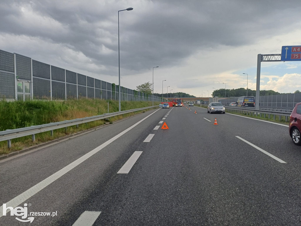 Autostrada A4 Kraków – Rzeszów: Wypadek śmiertelny!