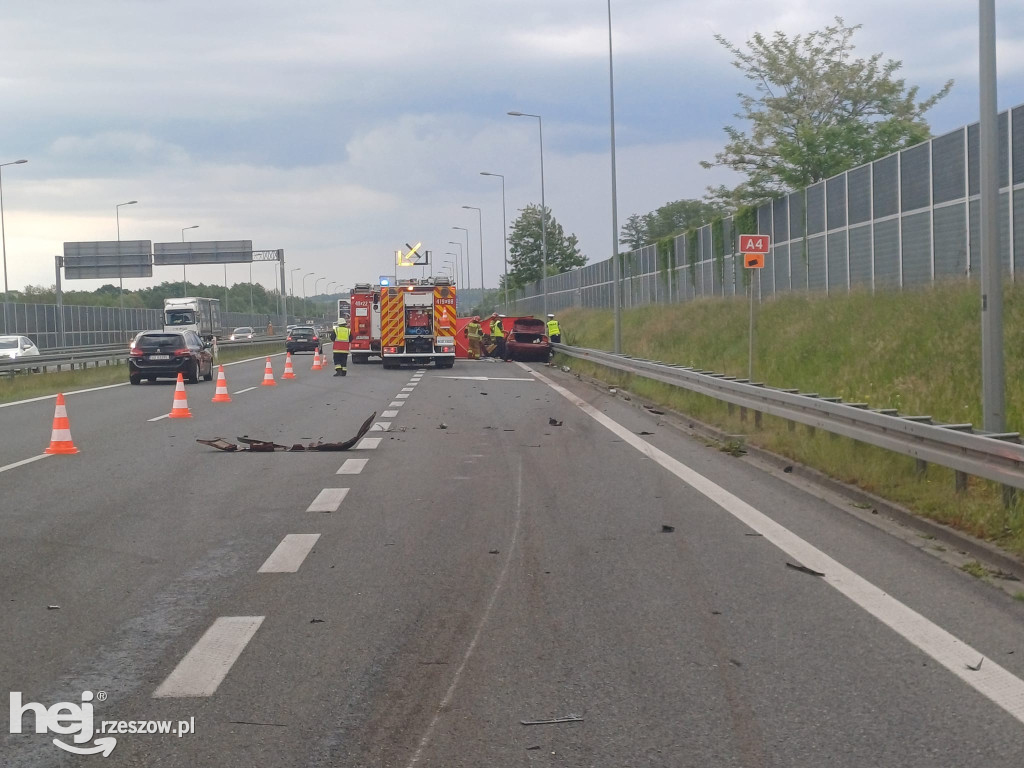 Autostrada A4 Kraków – Rzeszów: Wypadek śmiertelny!