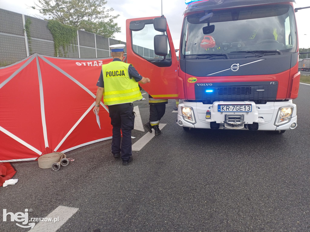 Autostrada A4 Kraków – Rzeszów: Wypadek śmiertelny!