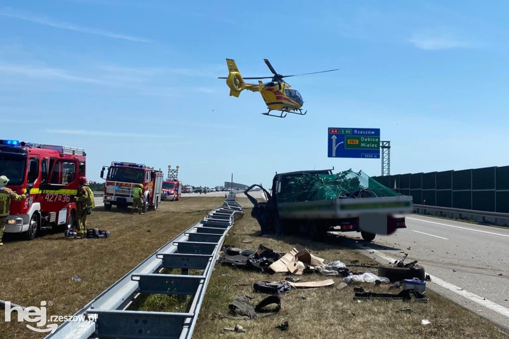 Tragiczny wypadek na A4 pod Dębicą