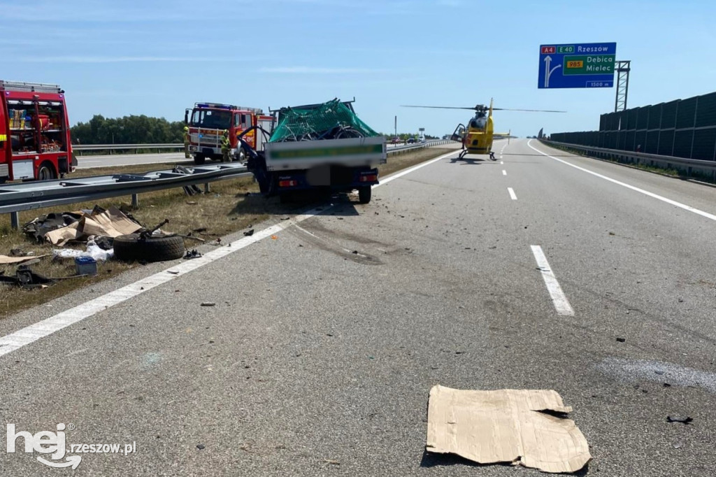 Tragiczny wypadek na A4 pod Dębicą