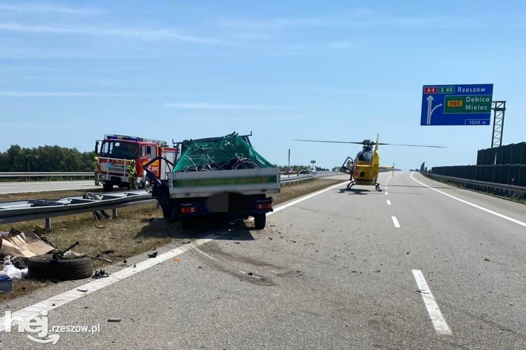 Tragiczny wypadek na A4 pod Dębicą