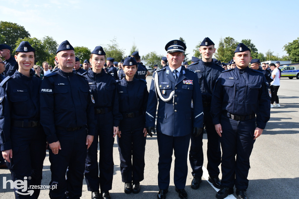 Uroczyste ślubowanie nowo przyjętych funkcjonariuszy