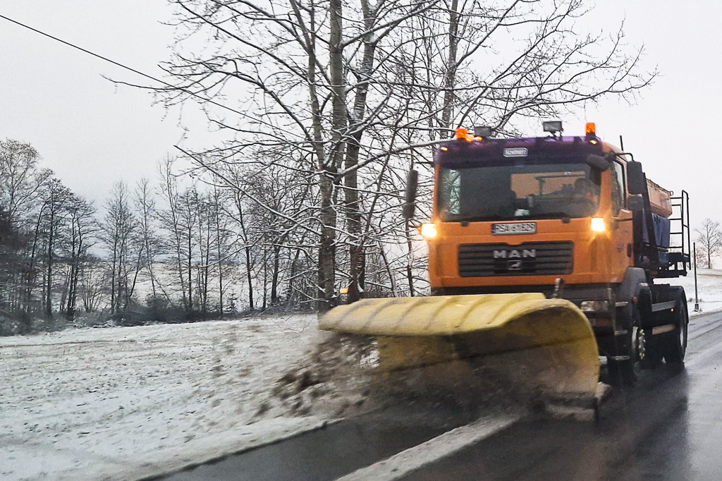 Pierwszy zimowy weekend na  południu regionu! Sporo śniegu