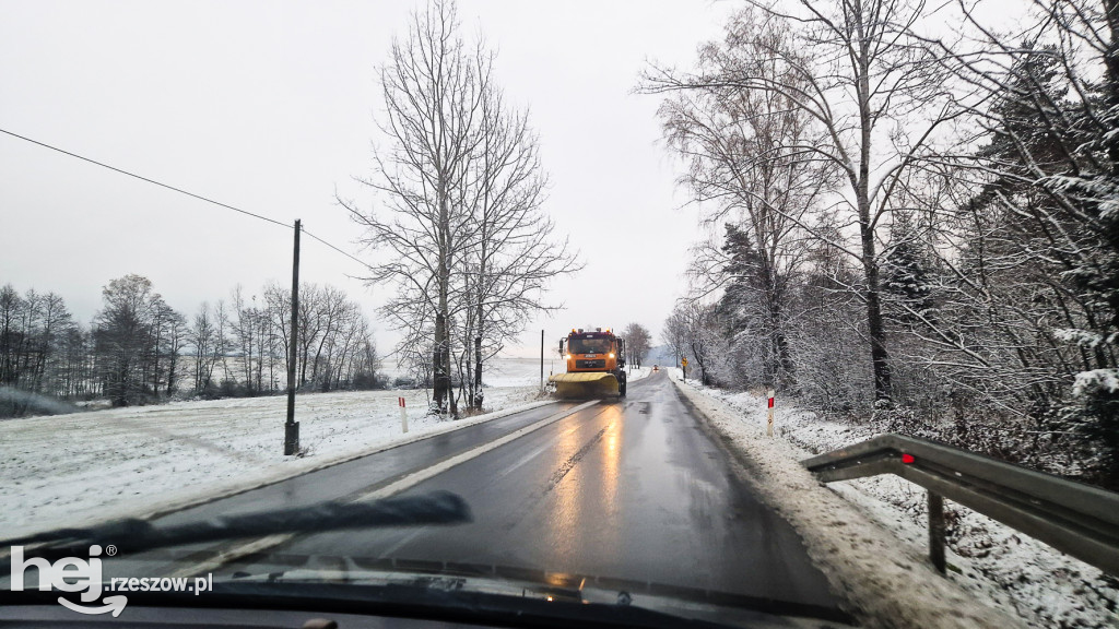 Pierwszy zimowy weekend na  południu regionu! Sporo śniegu