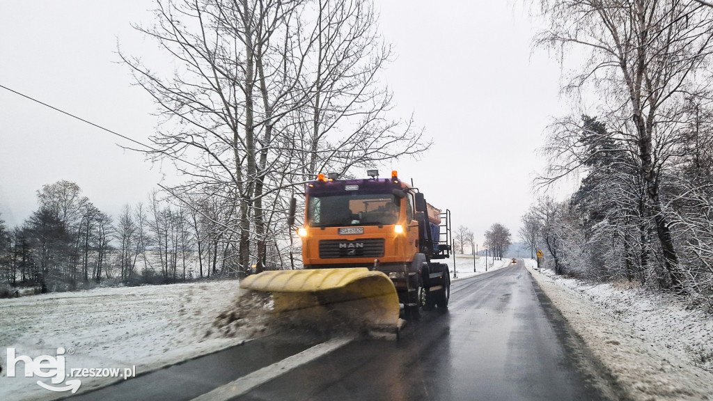 Pierwszy zimowy weekend na  południu regionu! Sporo śniegu