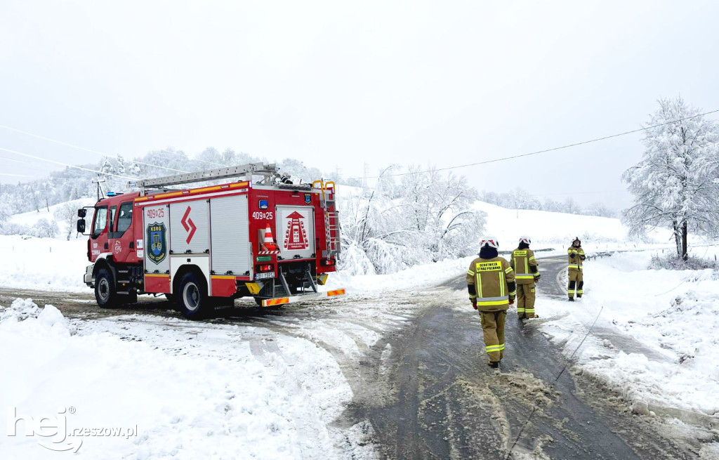 Zima w Bieszczadach: trudne warunki