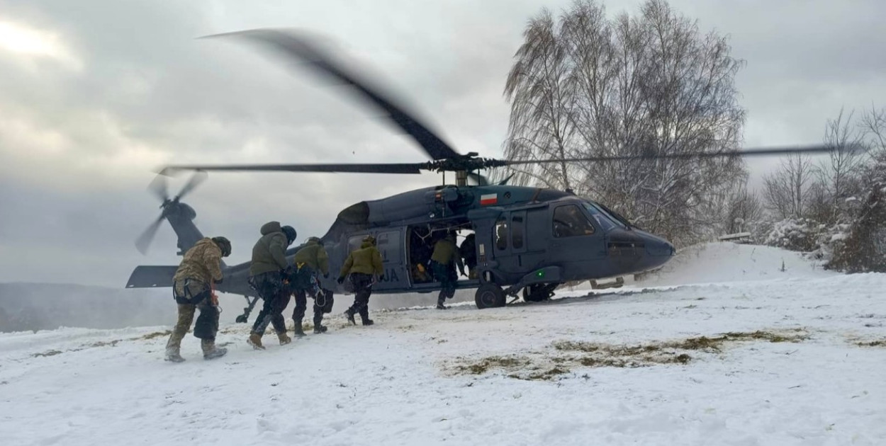 Black Hawk w Bieszczadach. Ekstremalne ćwiczenia