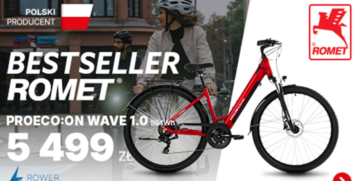 Bestsellery w sklepie ROMET RZESZÓW: rowery elektryczne z dożywotnią gwarancją
