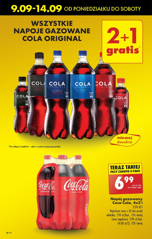 coca-cola Biedronka gazetka promocyjna 