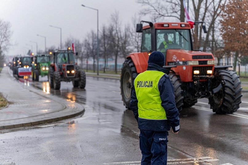 Protesty rolników na Podkarpaciu