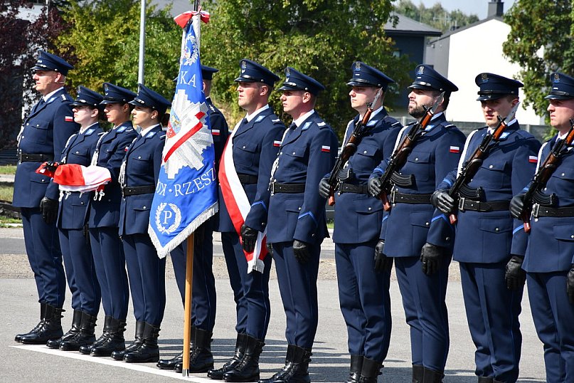Uroczyste ślubowanie nowo przyjętych funkcjonariuszy
