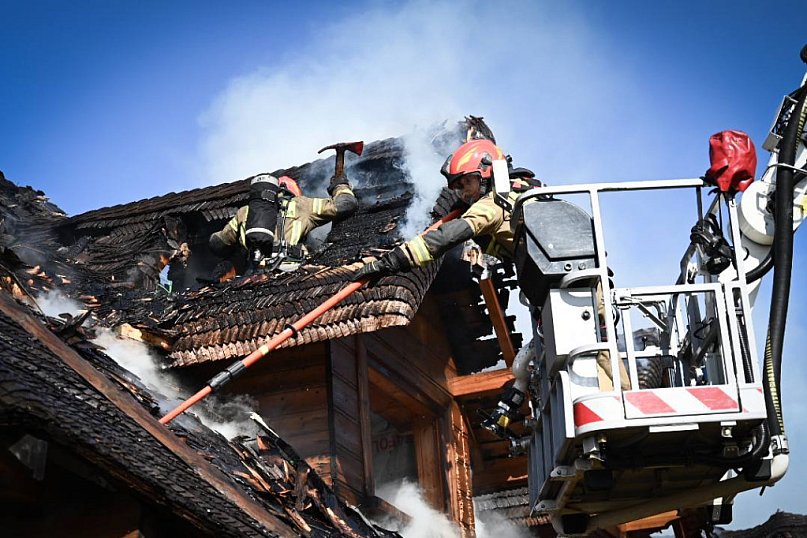 Pożar słynnej karczmy w Bieszczadach