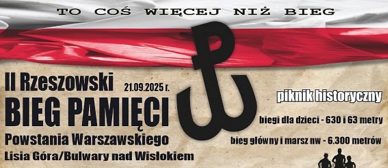 II Rzeszowski Bieg Pamięci Powstania Warszawskiego