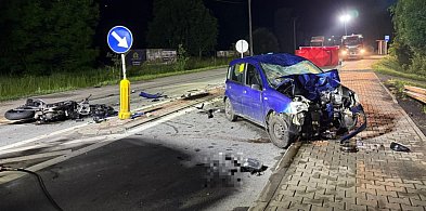 Tragiczny wypadek motocyklisty – 56-latek zginął na miejscu-26385
